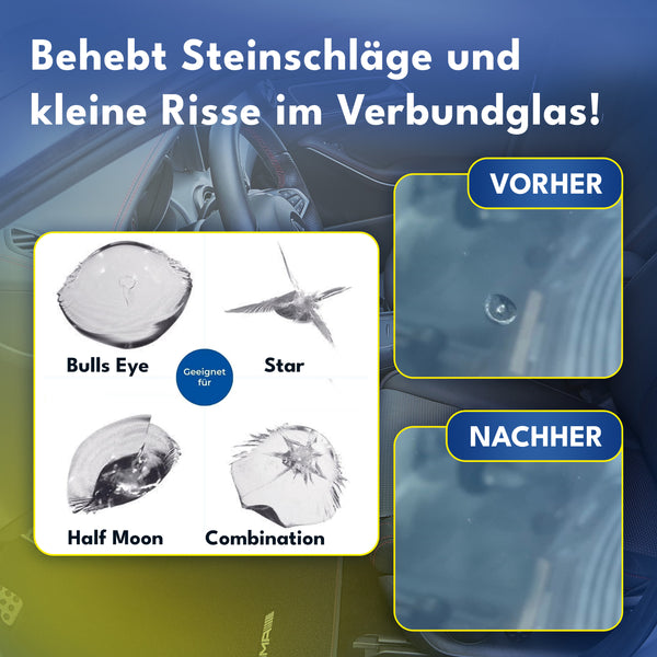 ATG® Steinschlag Reparaturset mit UV-Licht