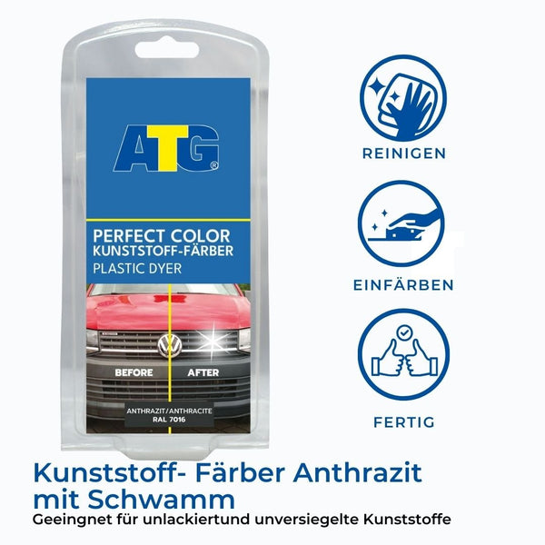 ATG® Perfect Color - Kunststoff & PVC Färbeset anthrazit - ATG063 - ATG GmbH & Co. KG