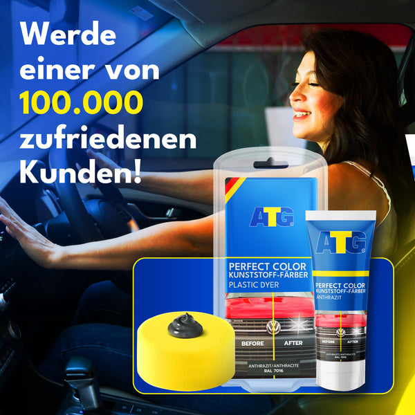 ATG® Perfect Color - Kunststoff & PVC Färbeset  anthrazit