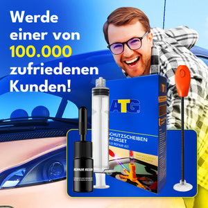 ATG® Steinschlag Reparaturset mit UV-Licht