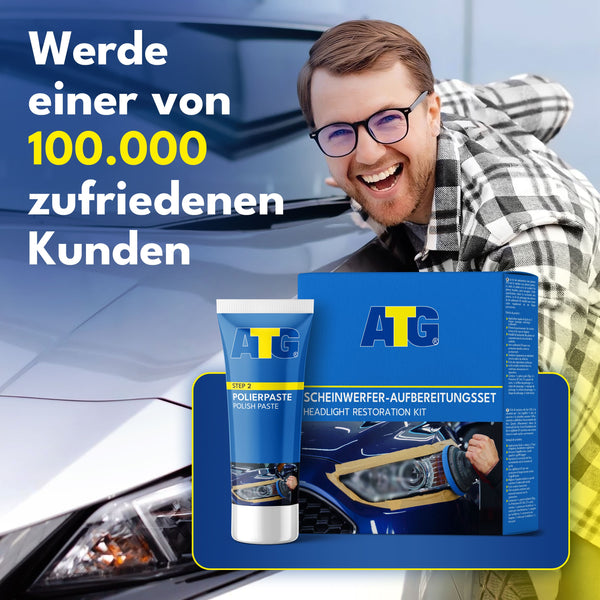 ATG® Scheinwerfer-Aufbereitungsset inkl. 2 Mikrofasertücher