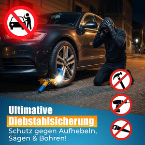 ATG Radkralle für Auto & Anhänger Reifenbreite 18–28 cm
