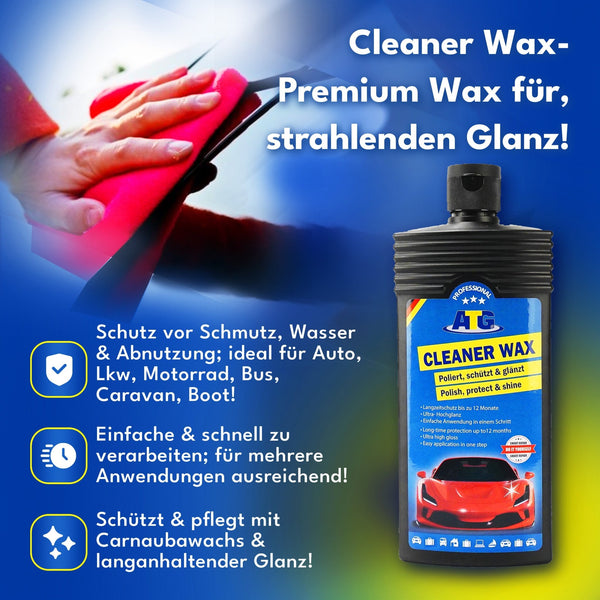 ATG® Cleaner Wax - Premium Wax für strahlenden Glanz - ATG164 - ATG GmbH & Co. KG