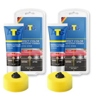 ATG® Perfect Color - Kunststoff & PVC Färbeset schwarz 2er Set - ATG047 - 1 - ATG GmbH & Co. KG