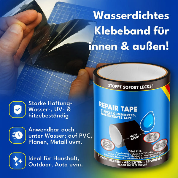 ATG® Reparatur - Tape 10x150cm - schwarz - ATG176 - ATG GmbH & Co. KG