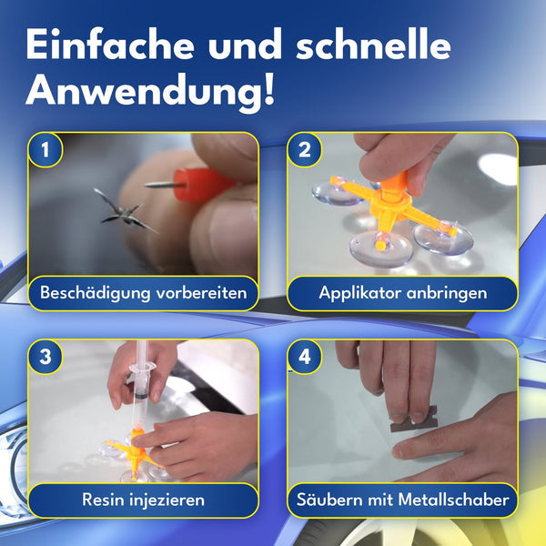ATG® Scheibenreparatur Set mit UV - Lampe + Scheibenversiegelung 250ml - ATG206 - ATG GmbH & Co. KG